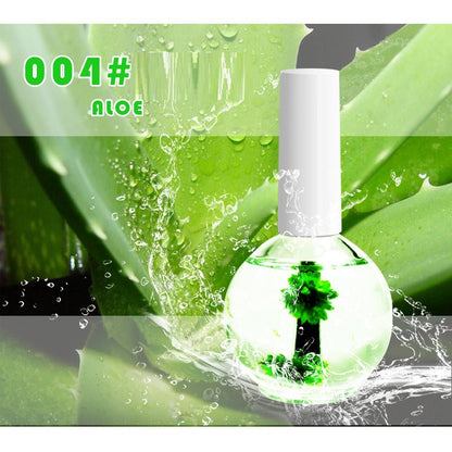 Nail Beauty Dried Flowers Nutrition Nail Treatment Oil Anti-Agnail Nail Edge Moisturizing Nail Base Coat Natural Dried Flower Nutrient Solution