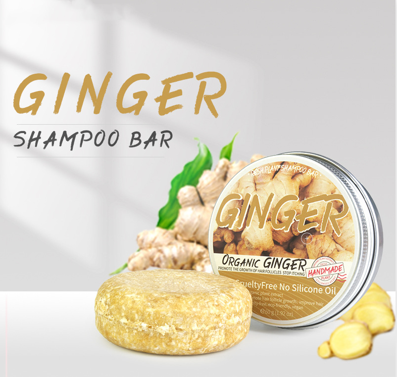 Ginger Shampoo Soap Anti-Dandruff Refreshing