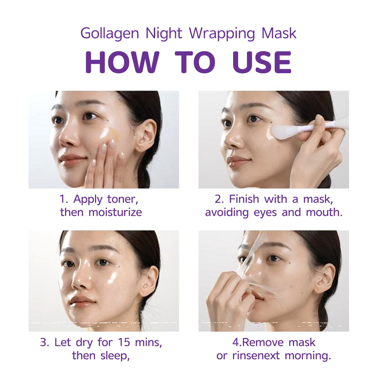 Collagen Nightwrapping Mask- SLEEP, SHED, and GLOW