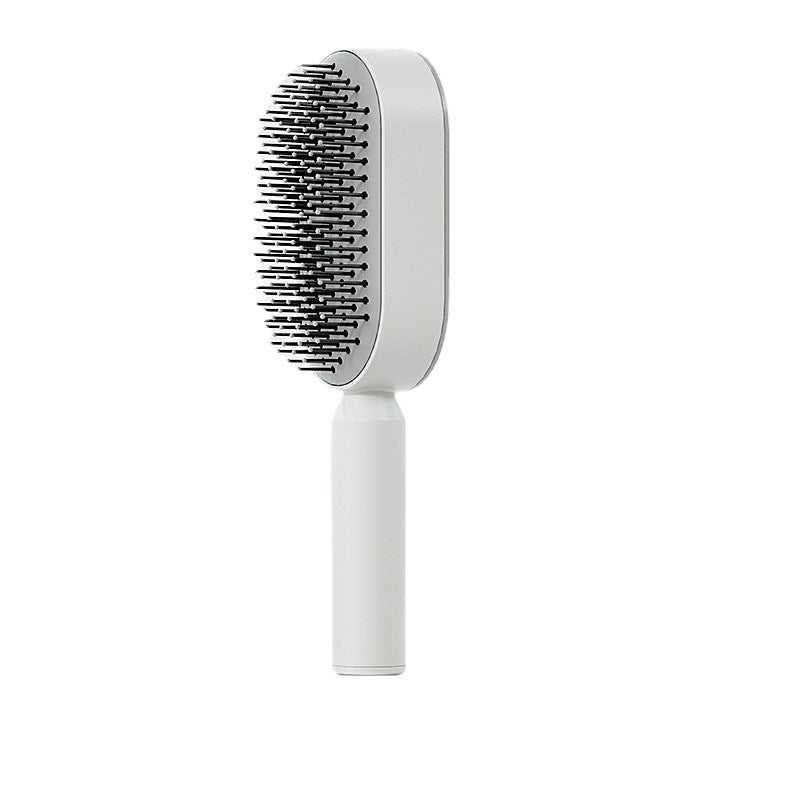 Women Fashion 3D Hair Growth Comb Hairbrush Self-Cleaning Hair Brush Self Cleaning Hair Brush for Women Massage Scalp Promote Blood Circulation anti Hair Loss