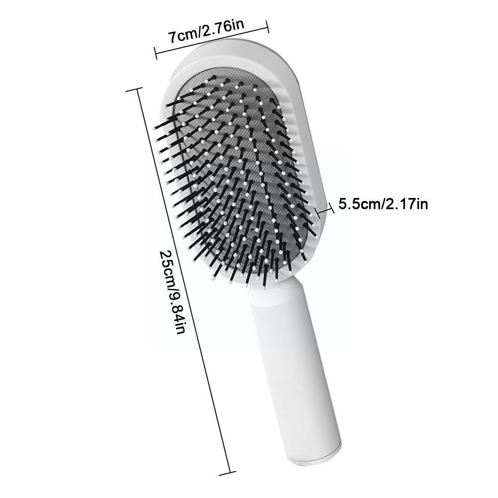 Women Fashion 3D Hair Growth Comb Hairbrush Self-Cleaning Hair Brush Self Cleaning Hair Brush for Women Massage Scalp Promote Blood Circulation anti Hair Loss