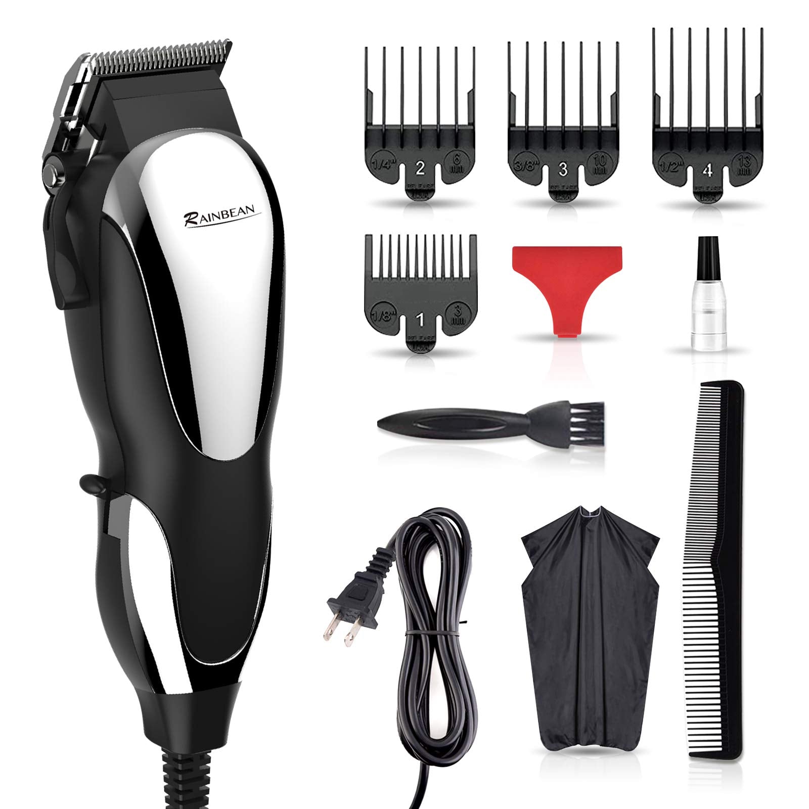 Professional Hair Clippers, Corded Hair Clippers for Men Kids, Strong