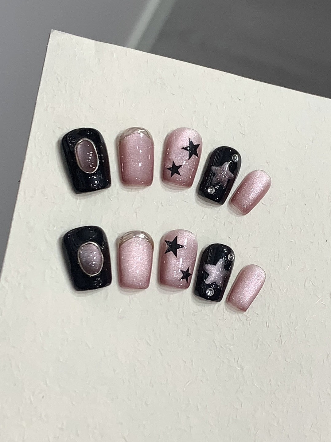 Hot Girl Style Cat Eye Focus Nail Sticker