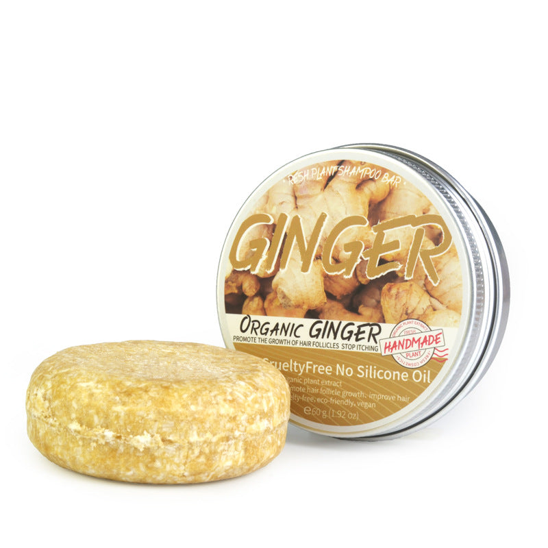 Ginger Shampoo Soap Anti-Dandruff Refreshing