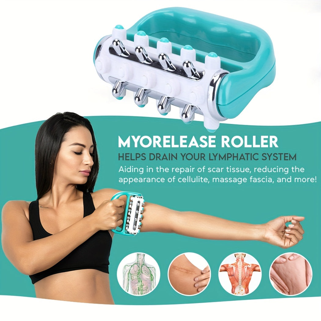 Cellulite Massager Fascia Release and Muscle Massage Roller Mini Trigger Point Deep Tissue Myofascial Release Tool Body Massager for Men and Women