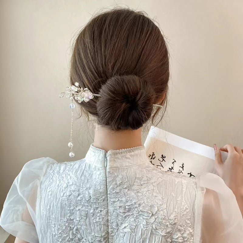 Lily of the Valley Flower Step Hairpin with High-End Sense