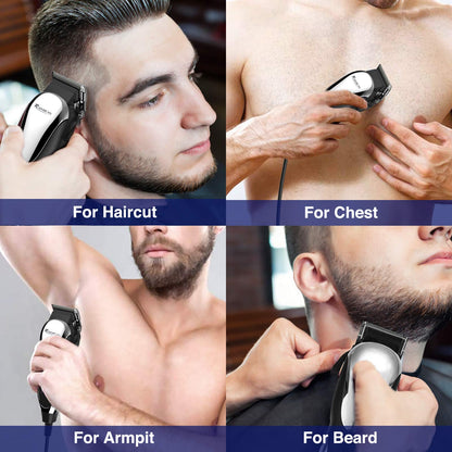 Professional Hair Clippers, Corded Hair Clippers for Men Kids, Strong