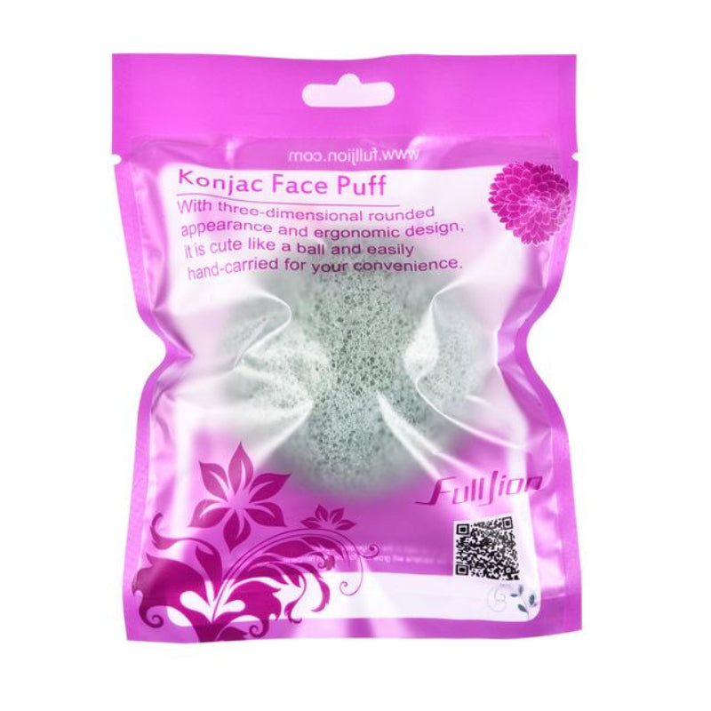 Natural round Shap Konjac Sponge Face Cleaning Sponge