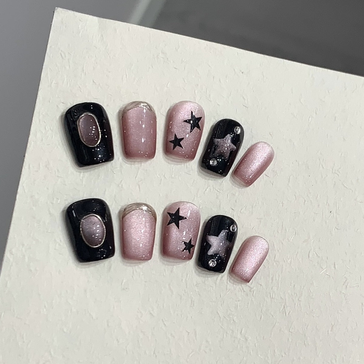 Hot Girl Style Cat Eye Focus Nail Sticker