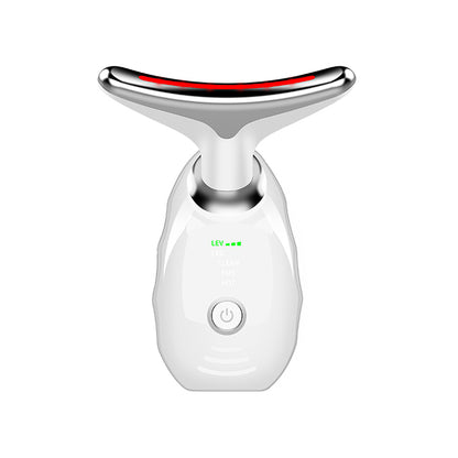 ASEXETIC Neck Face Beauty Device, Skin Care Facial Massager, 3 in 1 Portable Face Massager for Skin Care, Face Sculpting Tool, Vibration, Thermal, Microcurrent