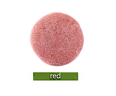 Natural round Shap Konjac Sponge Face Cleaning Sponge