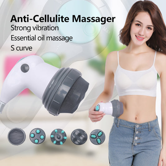 Electric Noiseless Vibration Full Body Massager Slimming Kneading Massage Roller