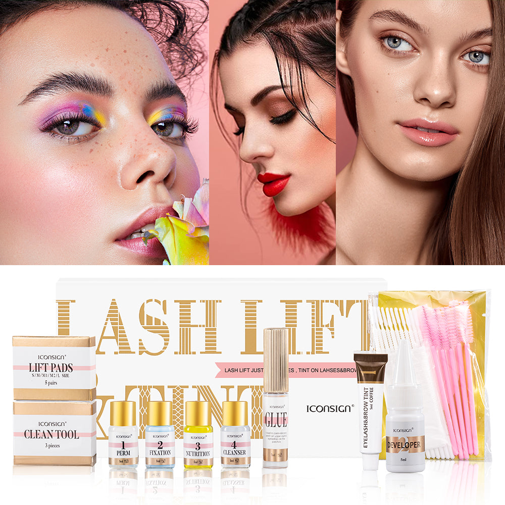 ICONSIGN Lash Lift Eyelash Eyebrow Dye Tint Kit Lashes Perm Set Brow Lamination Makeup Tools