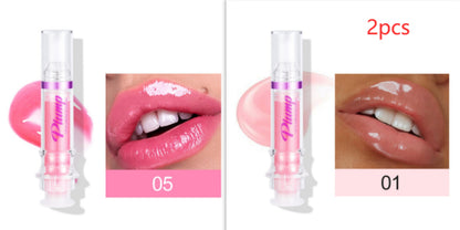 New Tube Lip Rich Lip Color Slightly Spicy Lip Honey Lip Glass Mirror Face Lip Mirror Liquid Lipstick