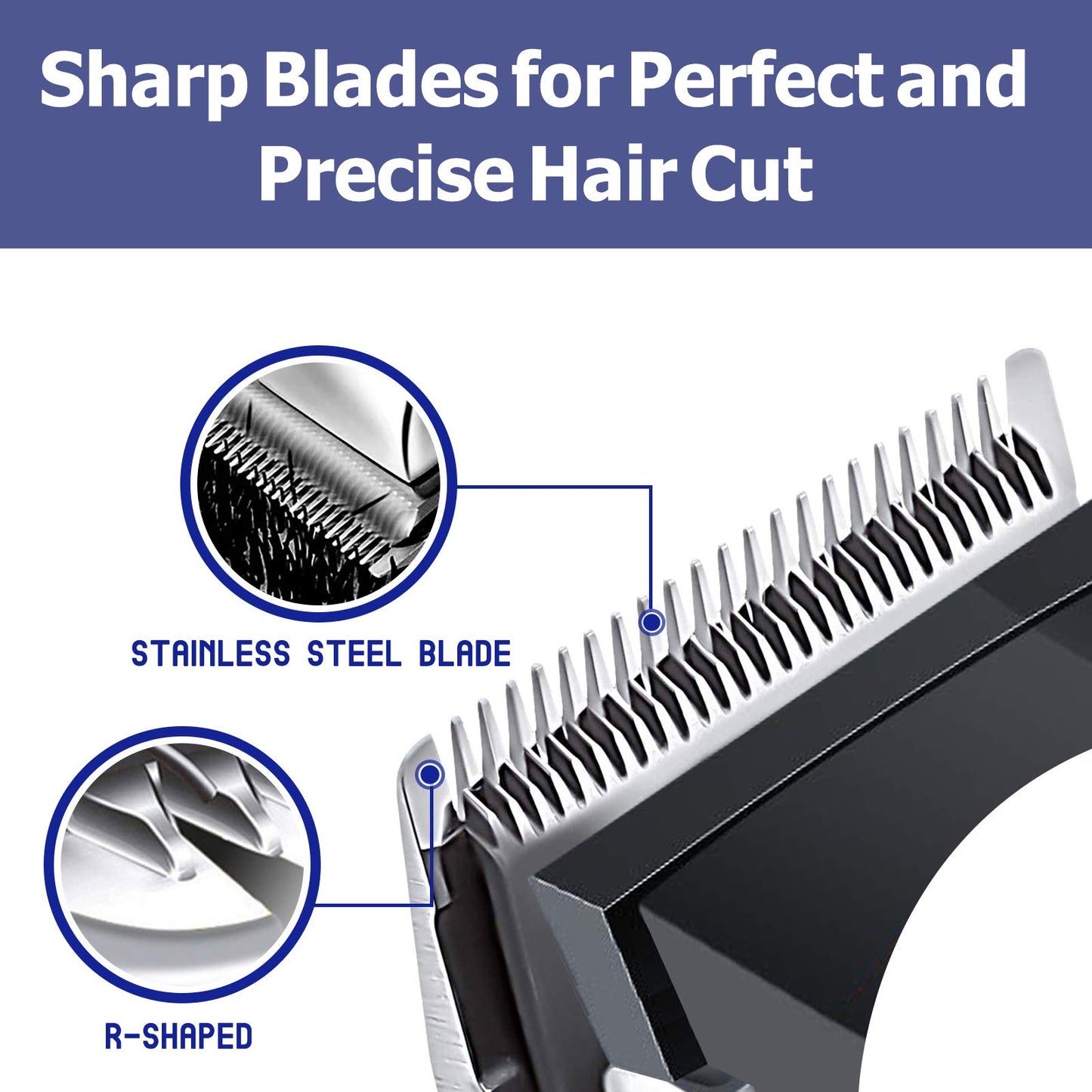 Professional Hair Clippers, Corded Hair Clippers for Men Kids, Strong