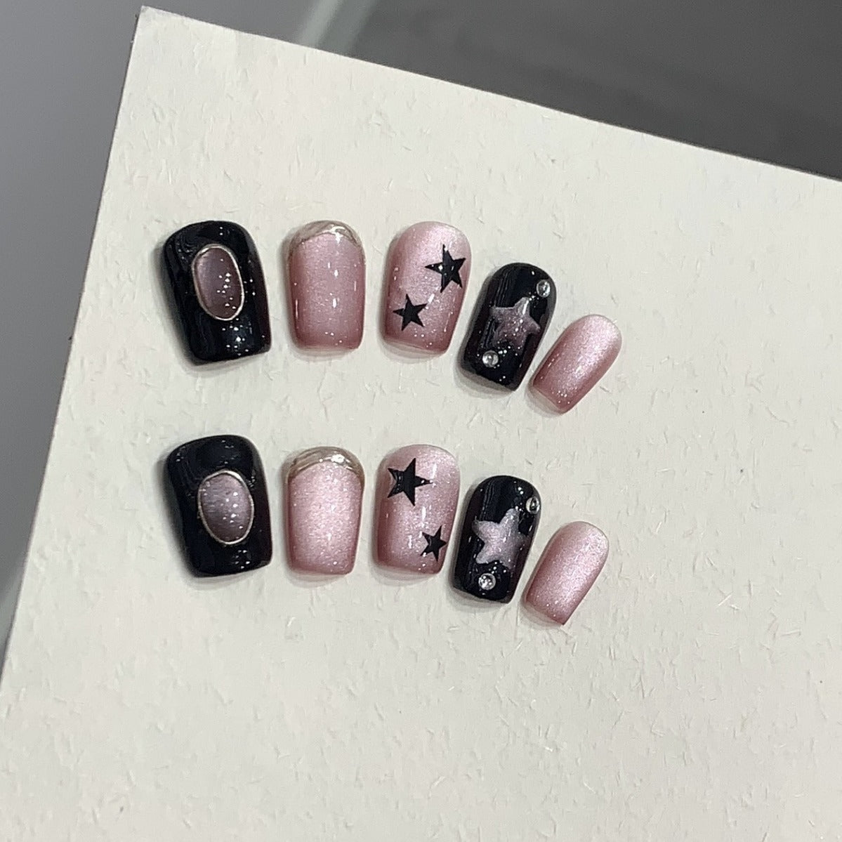 Hot Girl Style Cat Eye Focus Nail Sticker