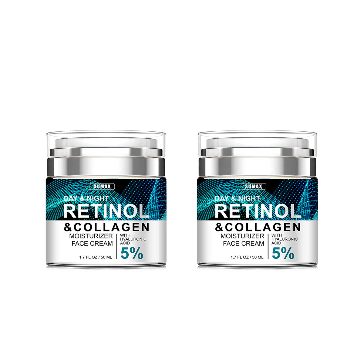 Advanced Retinol Collagen Cream for Face with 5 Hyaluronic Acid Anti-Aging Cream anti Wrinkle Reduce Fine Lines Lifting and Firming Cream 24-Hour Facial Care Suitable for All Skin Types