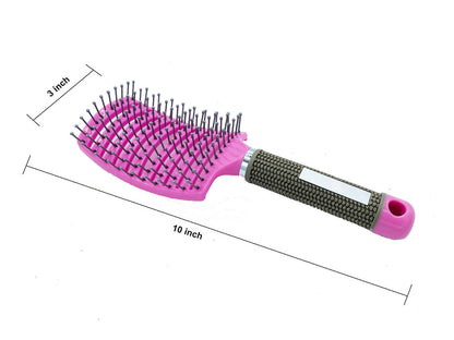 Hair Scalp Massage Brush anti Static Curved Vented Styling Detangling Brushes