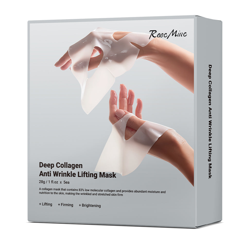 Deep Collagen Anti-Wrinkle Lifting Mask Facial Sheet Masks with Low Molecular 