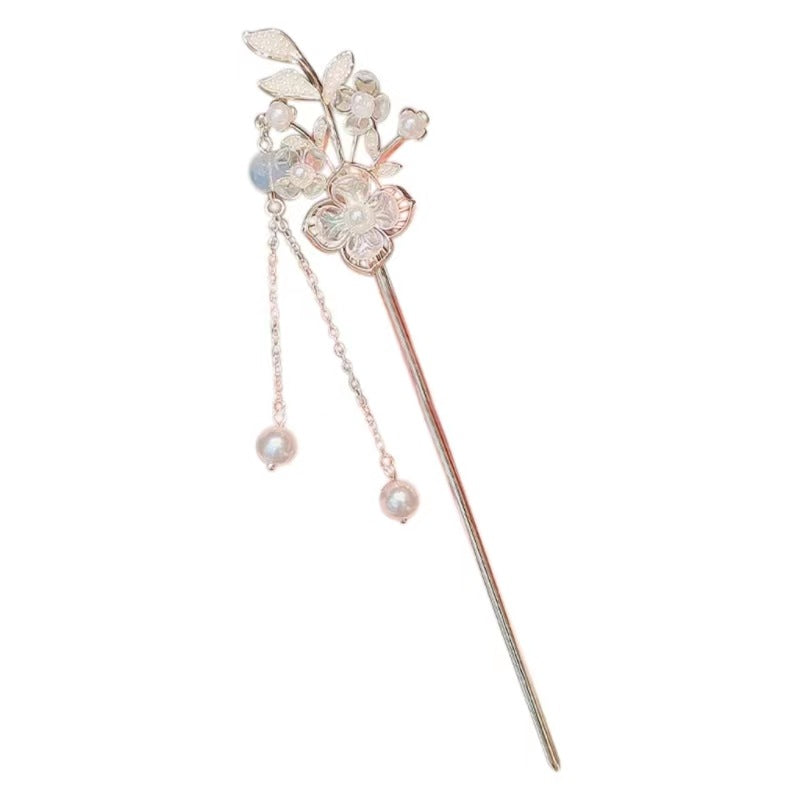 Lily of the Valley Flower Step Hairpin with High-End Sense