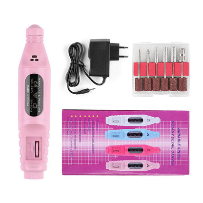 Nail Pen Polisher USB Cable Portable 