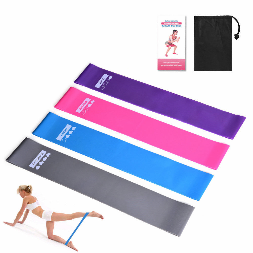 Resistance Bands Sealing Elastic Booty Sport Bodybuilding Rubber Band for Fitness Gym Leagues Equipment Sports Mini Yoga